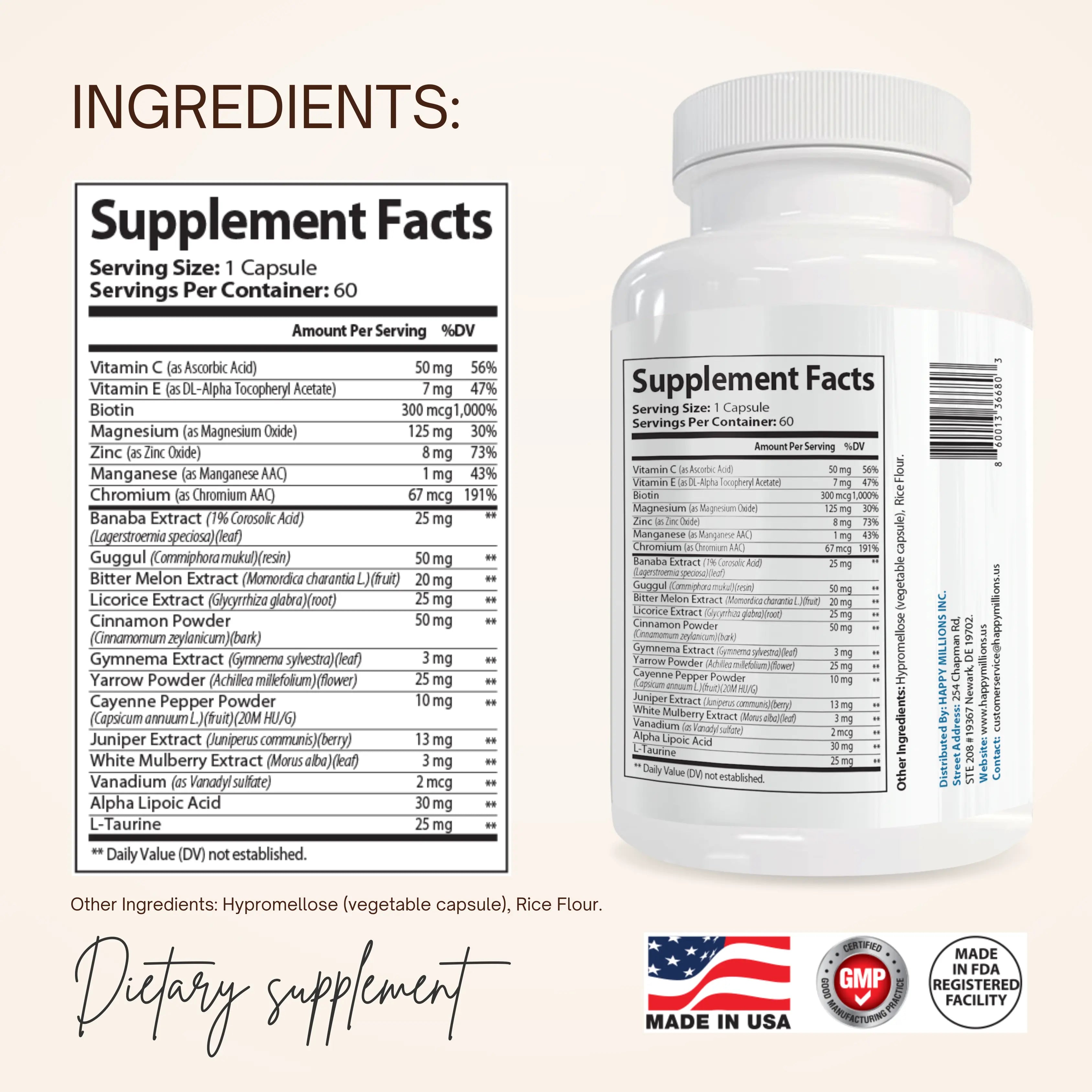 GLUCOPAUSE : Blood Sugar Support Supplement