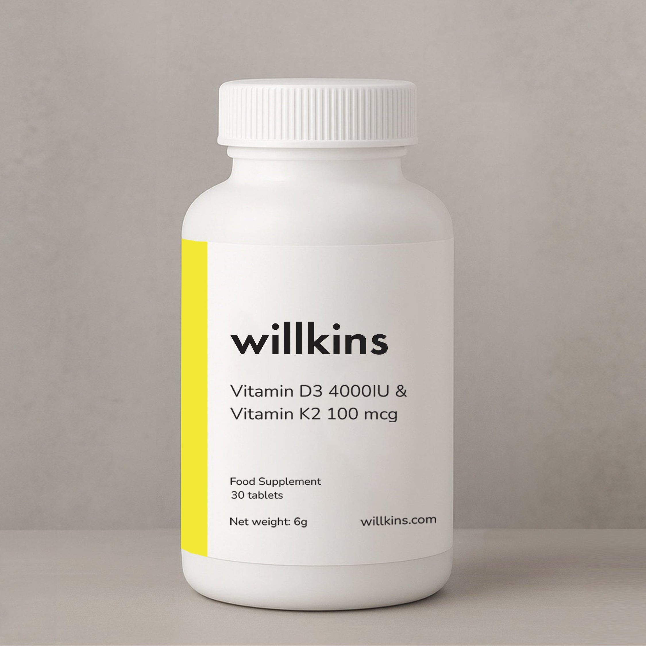 Vitamin D3 4000IU + Vitamin K2 100mcg