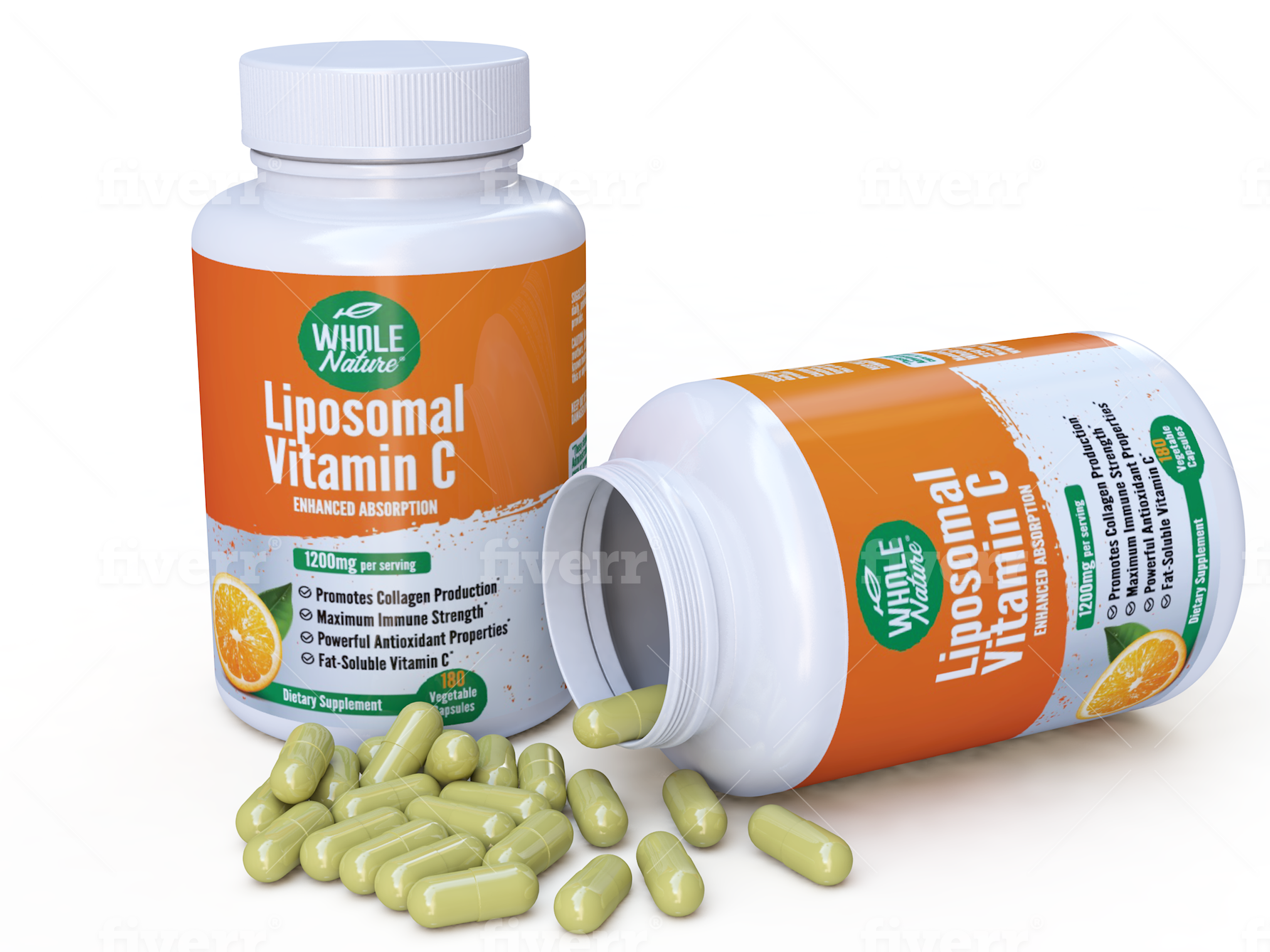 Whole Nature Liposomal Vitamin C 1200 mg