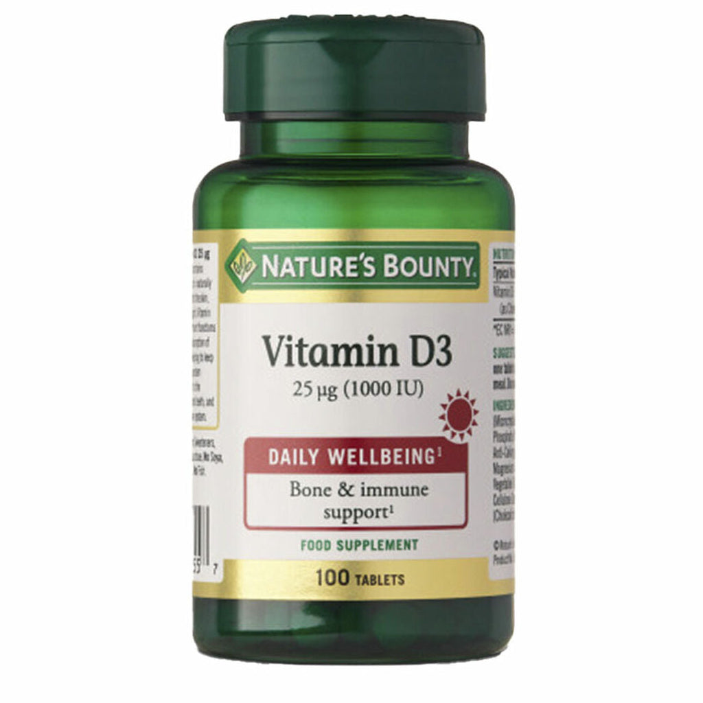 Vitamin D Nature's Bounty Vitamina Ui Vitamin D3 100 Units