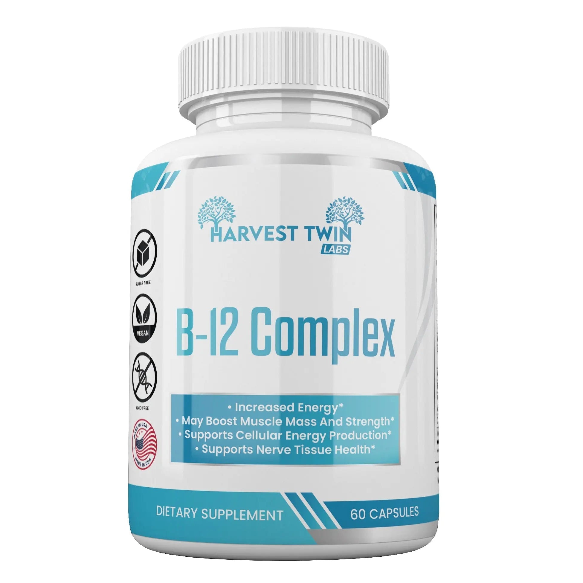 B-12 Complex Vitamin Supplement for Increased Energy & Vitality