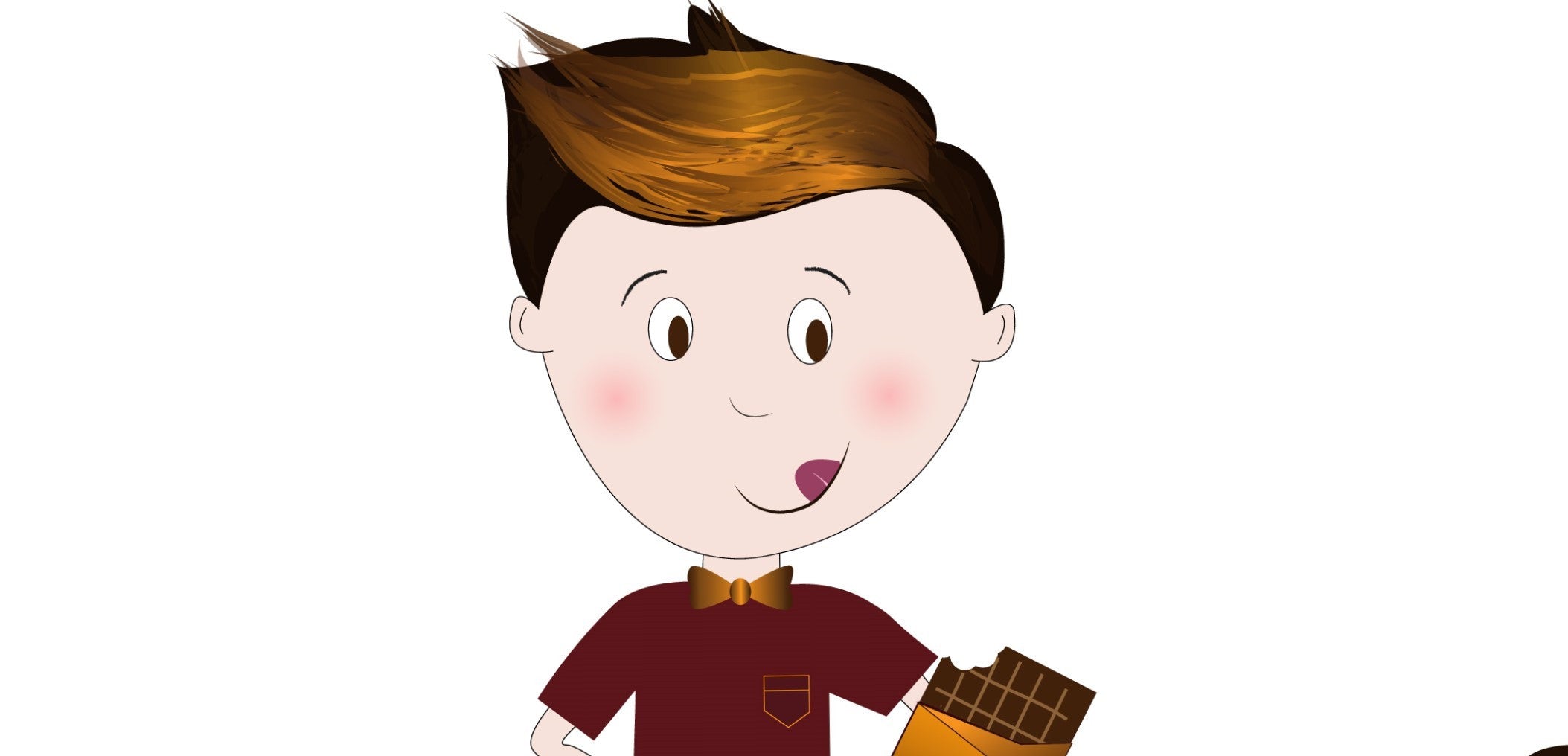 Chocolate praline bar with 10 vitamins