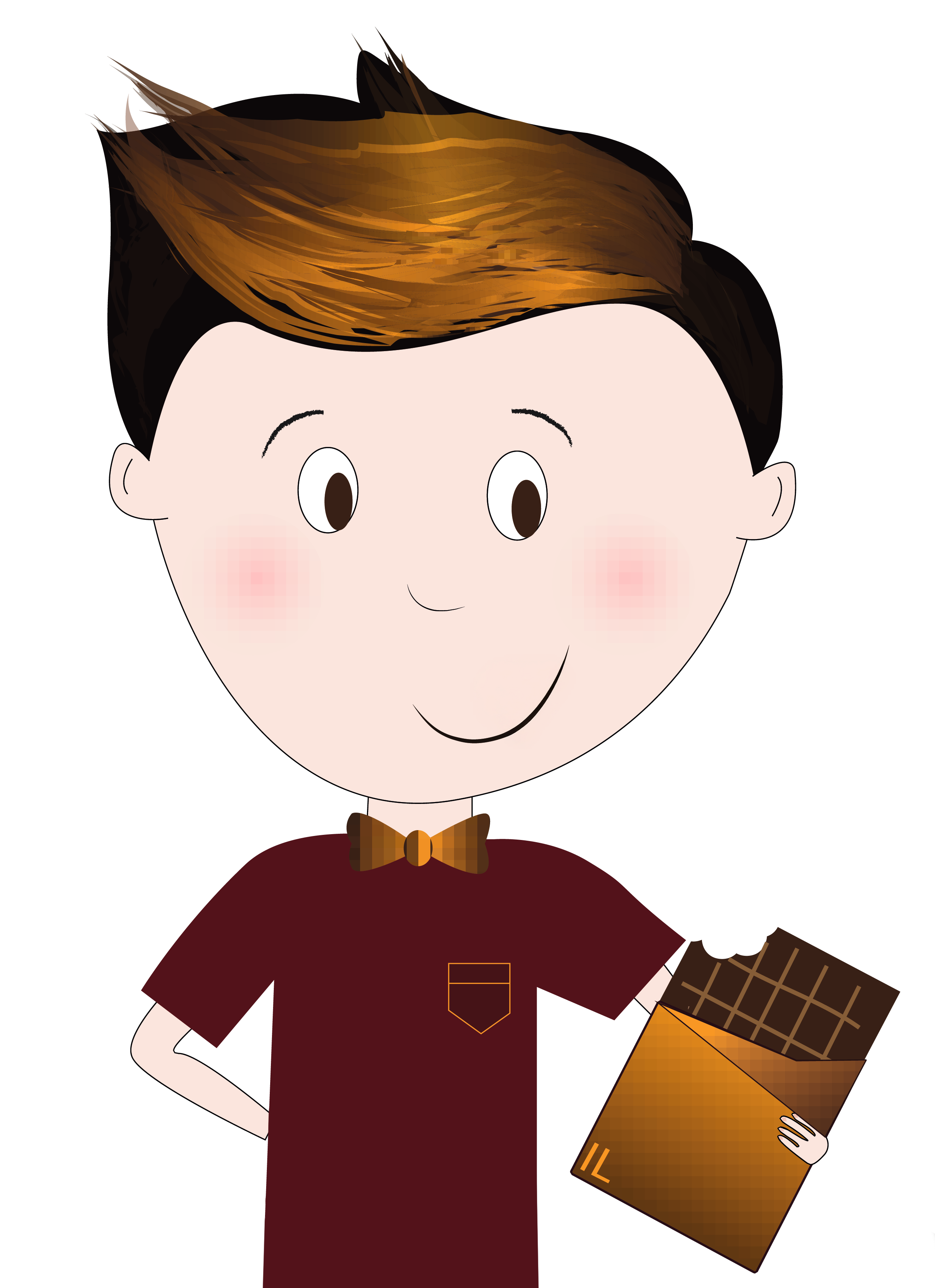 Chocolate nougat spread with 10 vitamins