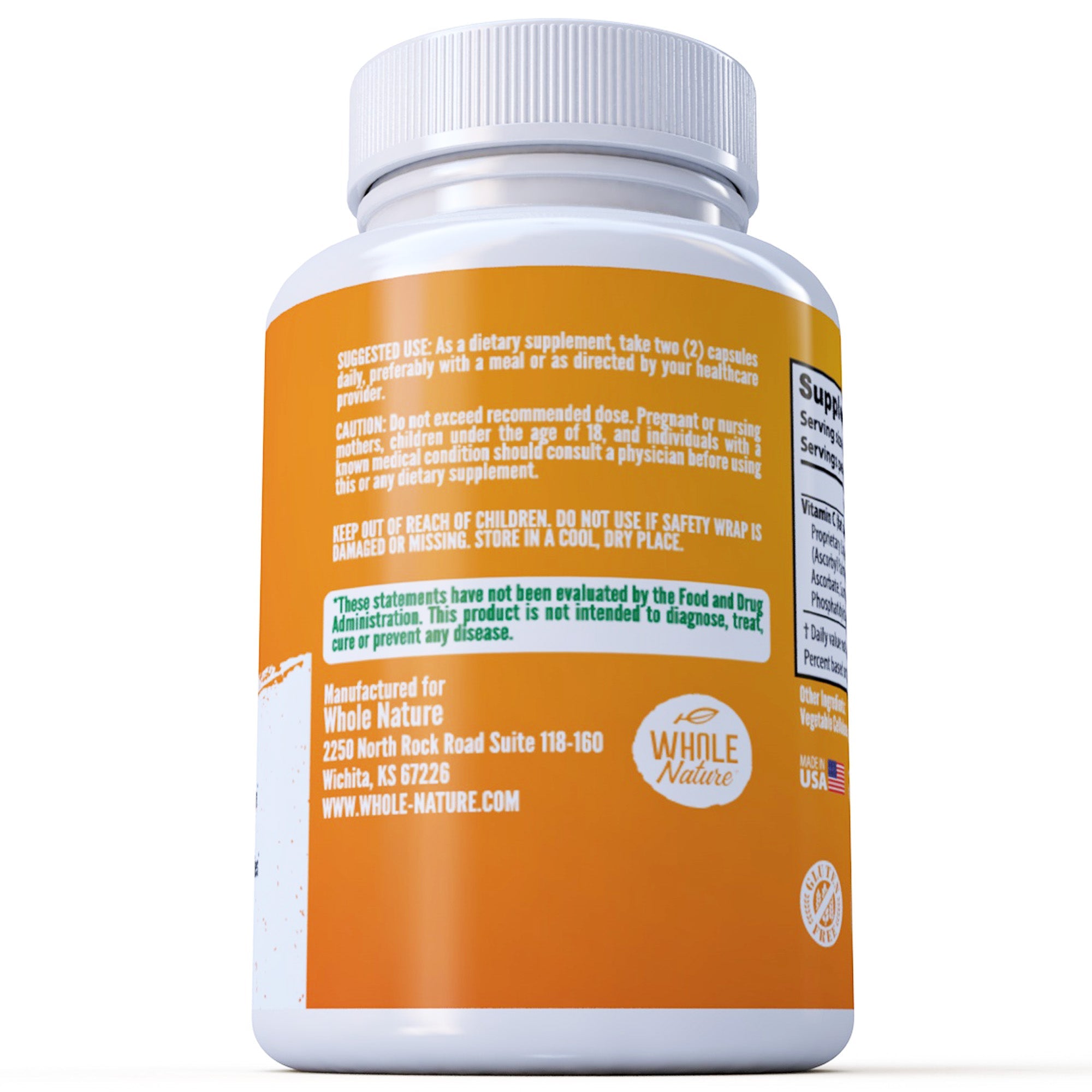 Whole Nature Liposomal Vitamin C  1200 mg